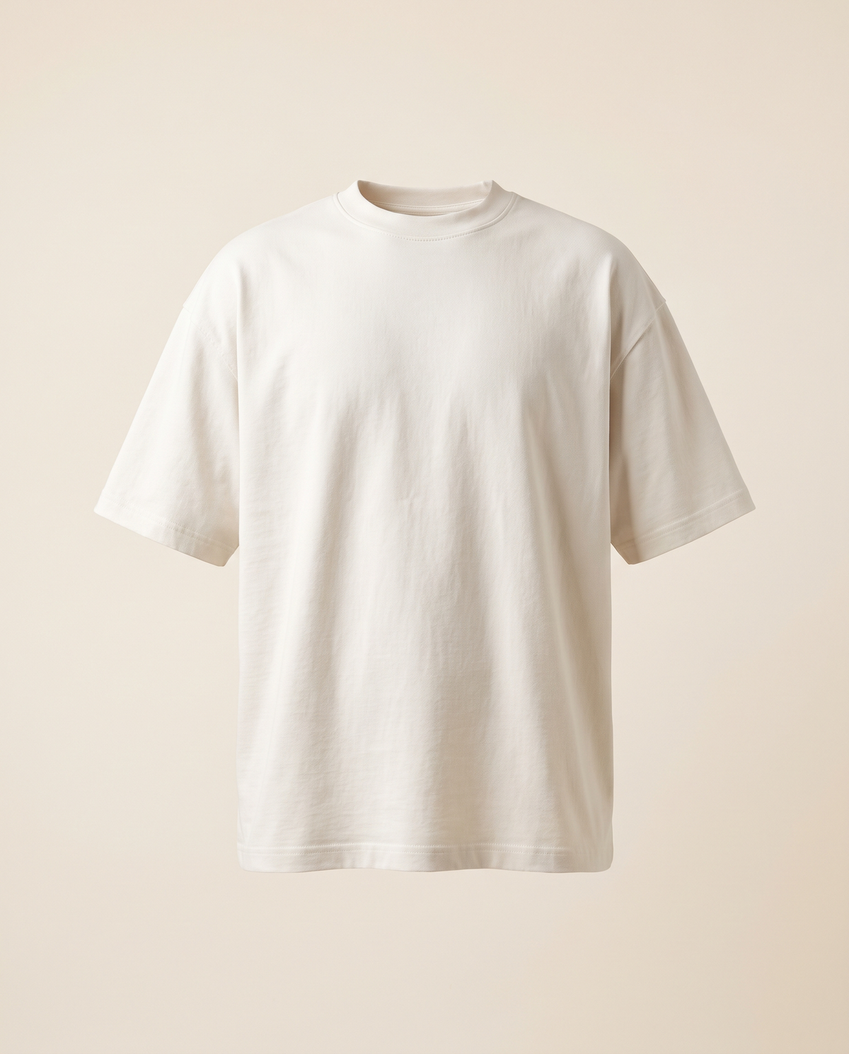 EAZEN Essential Tee - Off White - Product Front