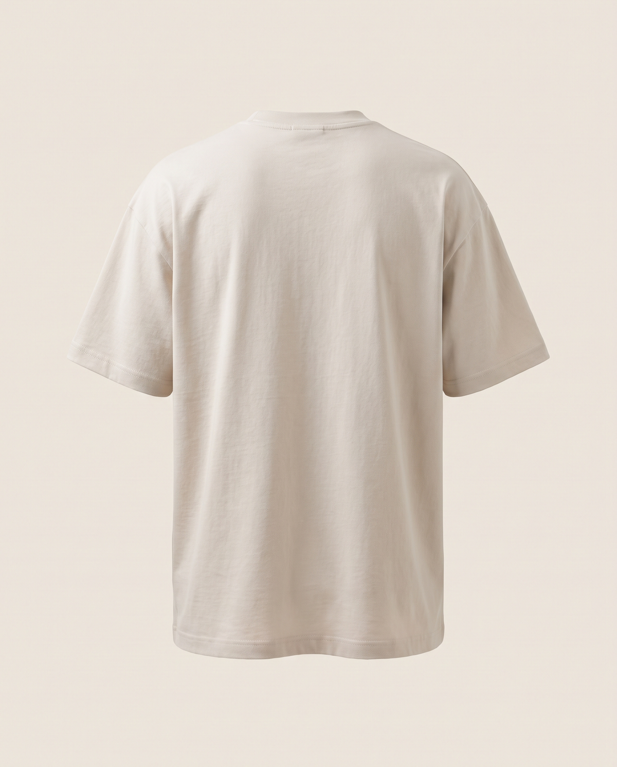 EAZEN Essential Tee - Off White - Product Back