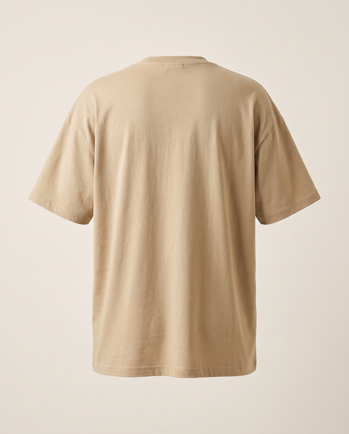 EAZEN Essential Tee - Sand - Product Back