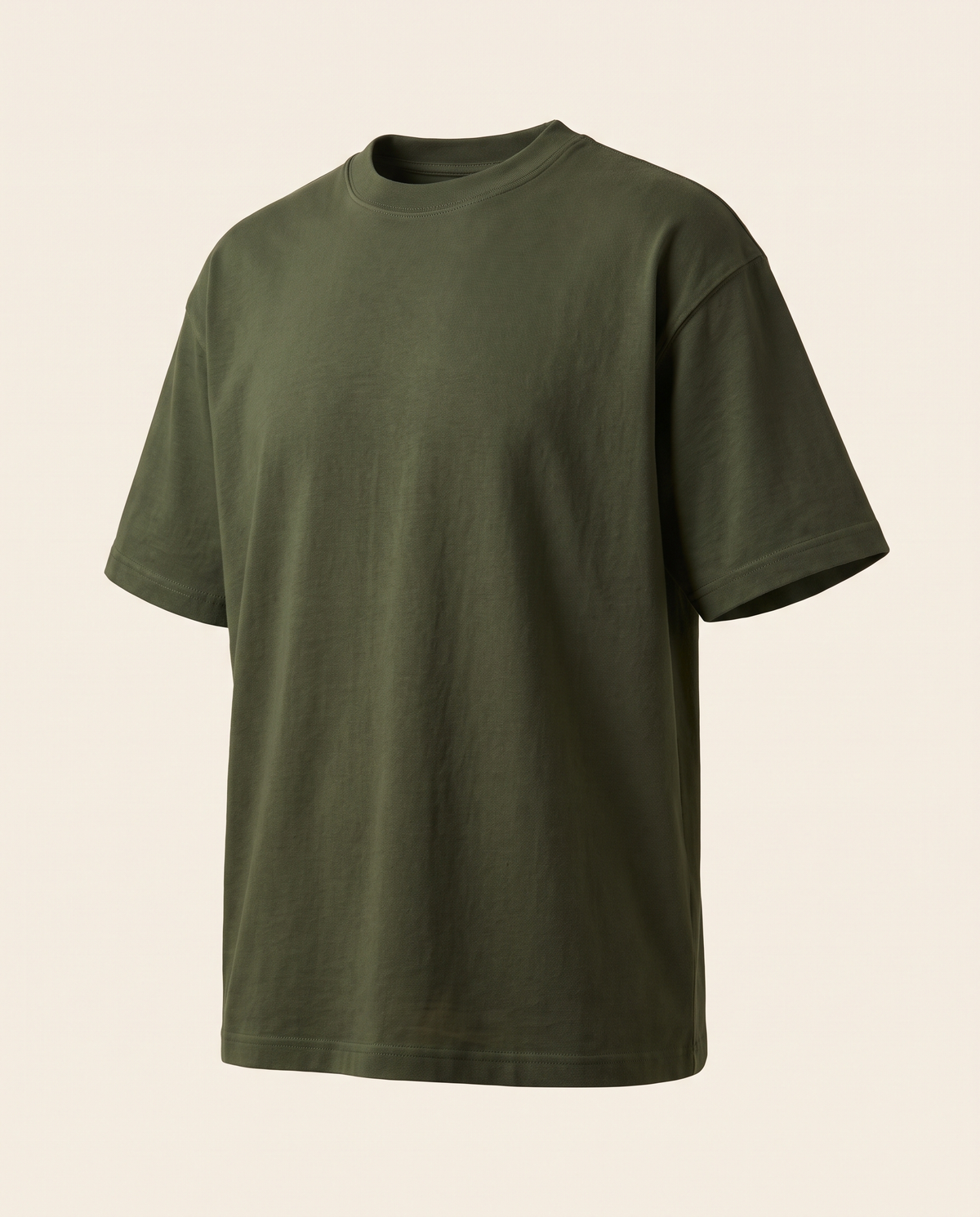 EAZEN Essential Tee - Olive - Product Front