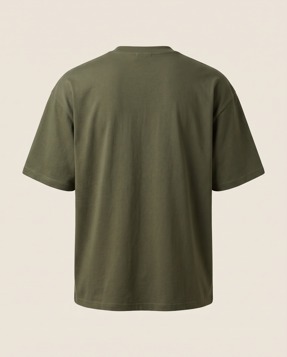 EAZEN Essential Tee - Olive - Product Back