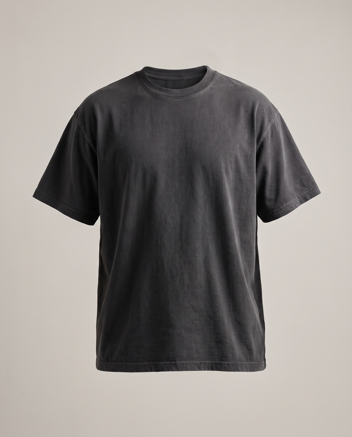 EAZEN Essential Tee - Washed Black - Product Front
