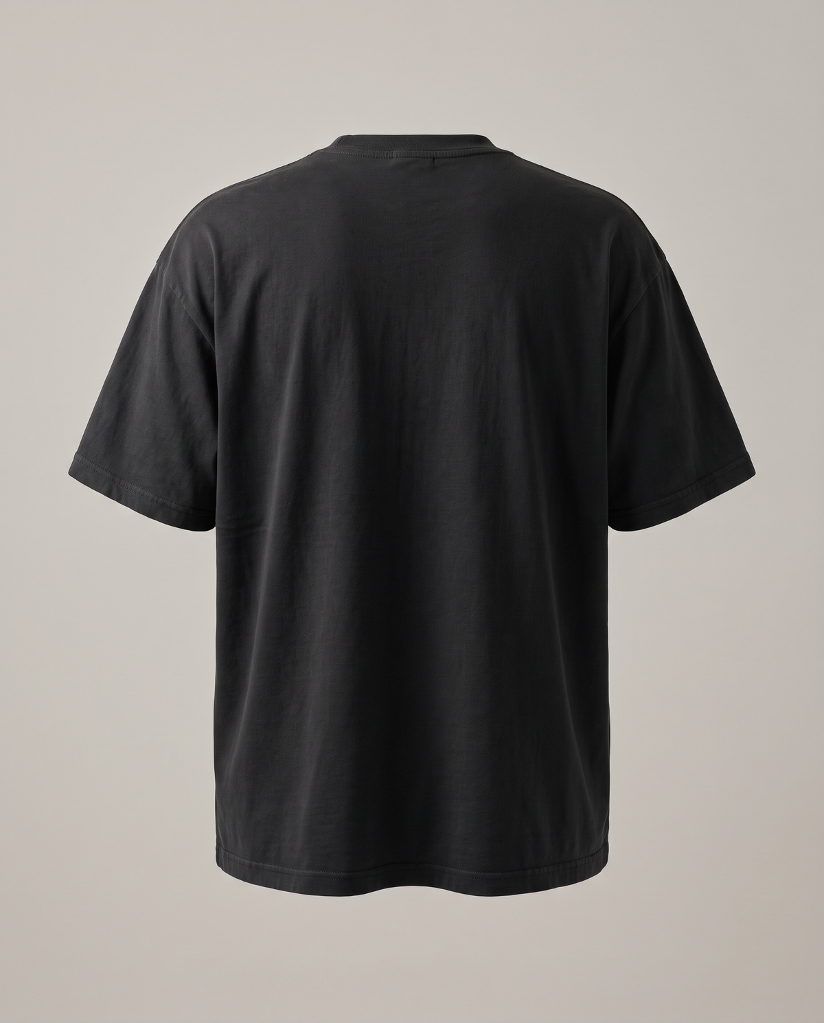 EAZEN Essential Tee - Washed Black - Product Back